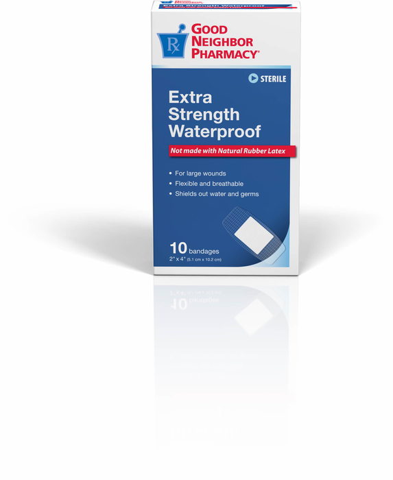 Good Neighbor Pharmacy Waterproof Bandages - Extra Strength / 10 ct