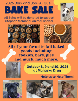 2026 Bark and Boo-A-Que Bake Sale