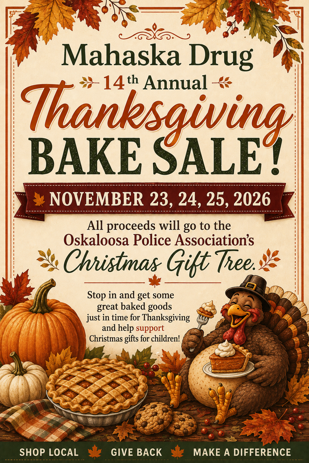 Thanksgiving Bake Sale
