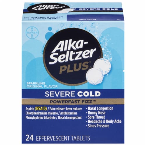Alka-Seltzer Plus Severe Cold Powerfast Fizz