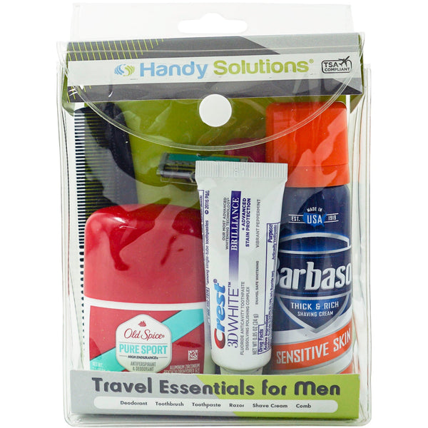 Handy Solutions Travel Essentials for Men Kit