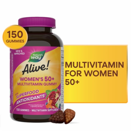 Nature's Way Alive! Women's 50+ Multivitamin Gummies