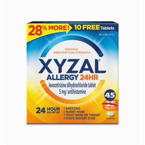 Xyzal Allergy 24HR Tablets - 55 ct