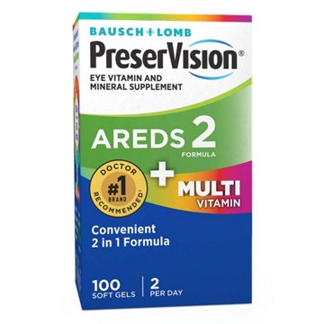 Bausch + Lomb PreserVision AREDS 2 + Multivitamin - 80 ct