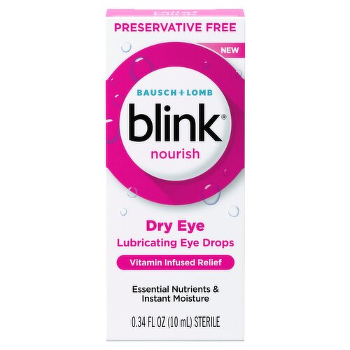 Bausch + Lomb Blink Nourish Lubricating Eye Drops