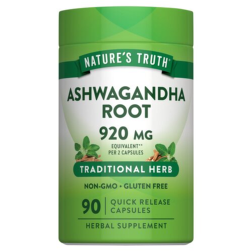 Nature's Truth Ashwagandha Root