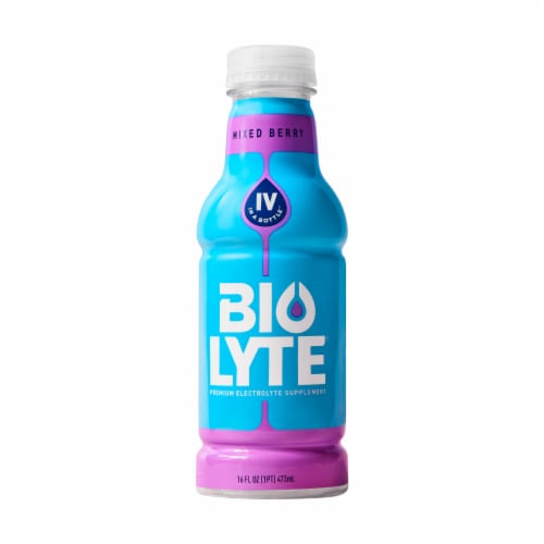 BioLyte IV in a Bottle Premium Electrolyte Supplement - Mixed Berry / 16 fl oz (473 mL)