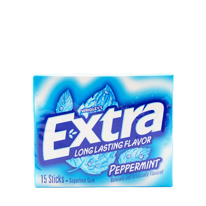 Wrigley's Extra Sugar Free Gum - Peppermint / 15 sticks