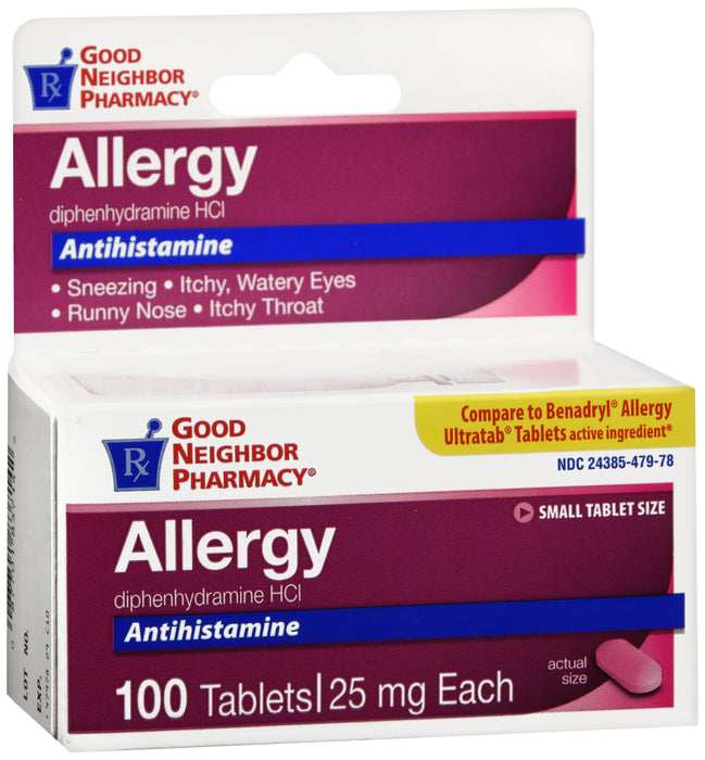Good Neighbor Pharmacy Allergy Relief Diphenhydramine