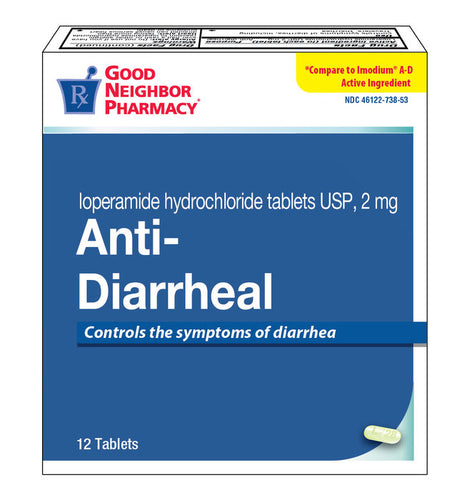 Good Neighbor Pharmacy Anti-Diarrheal Loperamide 2 mg Tablets