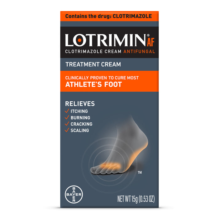 Lotrimin AF Athlete's Foot Clotrimazole Cream - 15 g (0.53 oz)