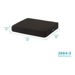 Nova Foam Seat Cushion - 18"W x 16"D x 3"H