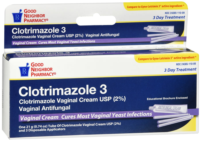 Good Neighbor Pharmacy Clotrimazole 3 Vaginal Cream 2%