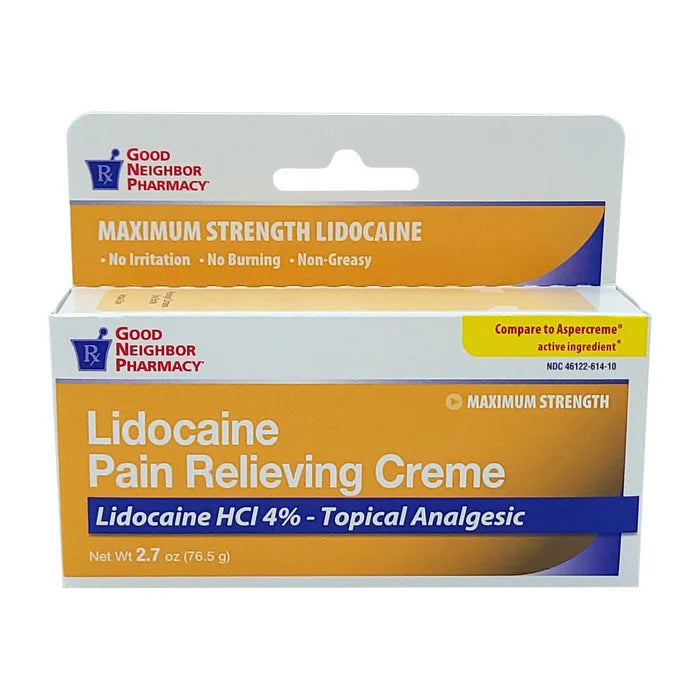 Good Neighbor Pharmacy Lidocaine Pain Relieving Creme
