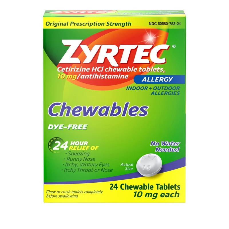 Zyrtec Allergy - Chewables / 24 ct