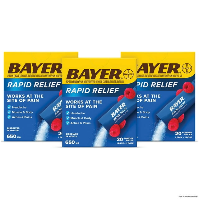 Bayer Rapid Relief Aspirin Powder
