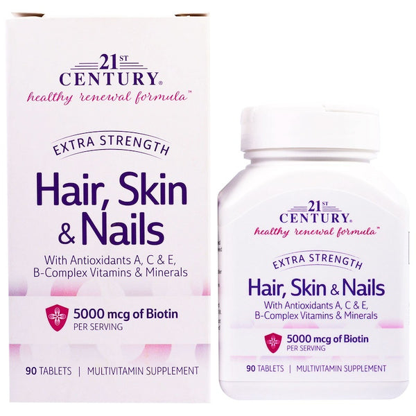 21st Century Extra Strength Hair, Skin & Nails