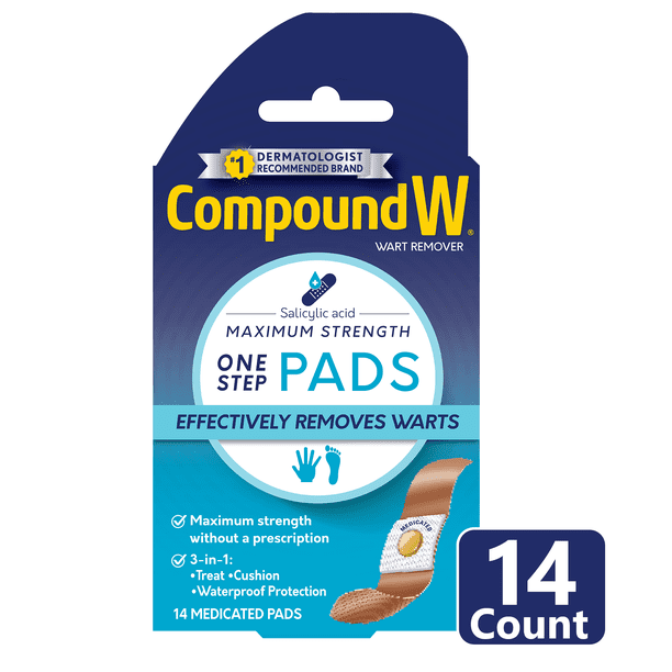 Compound W One Step Pads
