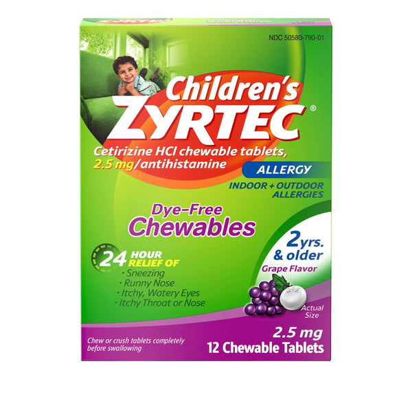 Children's Zyrtec Allergy - Chewables / 12 ct