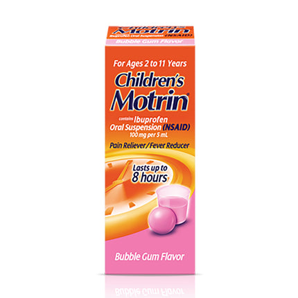 Motrin Children's Ibuprofen Oral Suspension - Bubble Gum / 4 fl oz (120 mL)