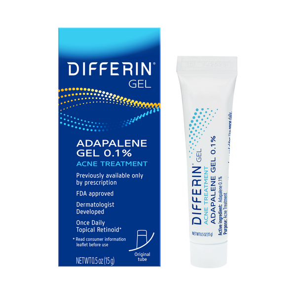 Differin Adapalene Gel 0.1% Acne Treatment - 0.5 oz