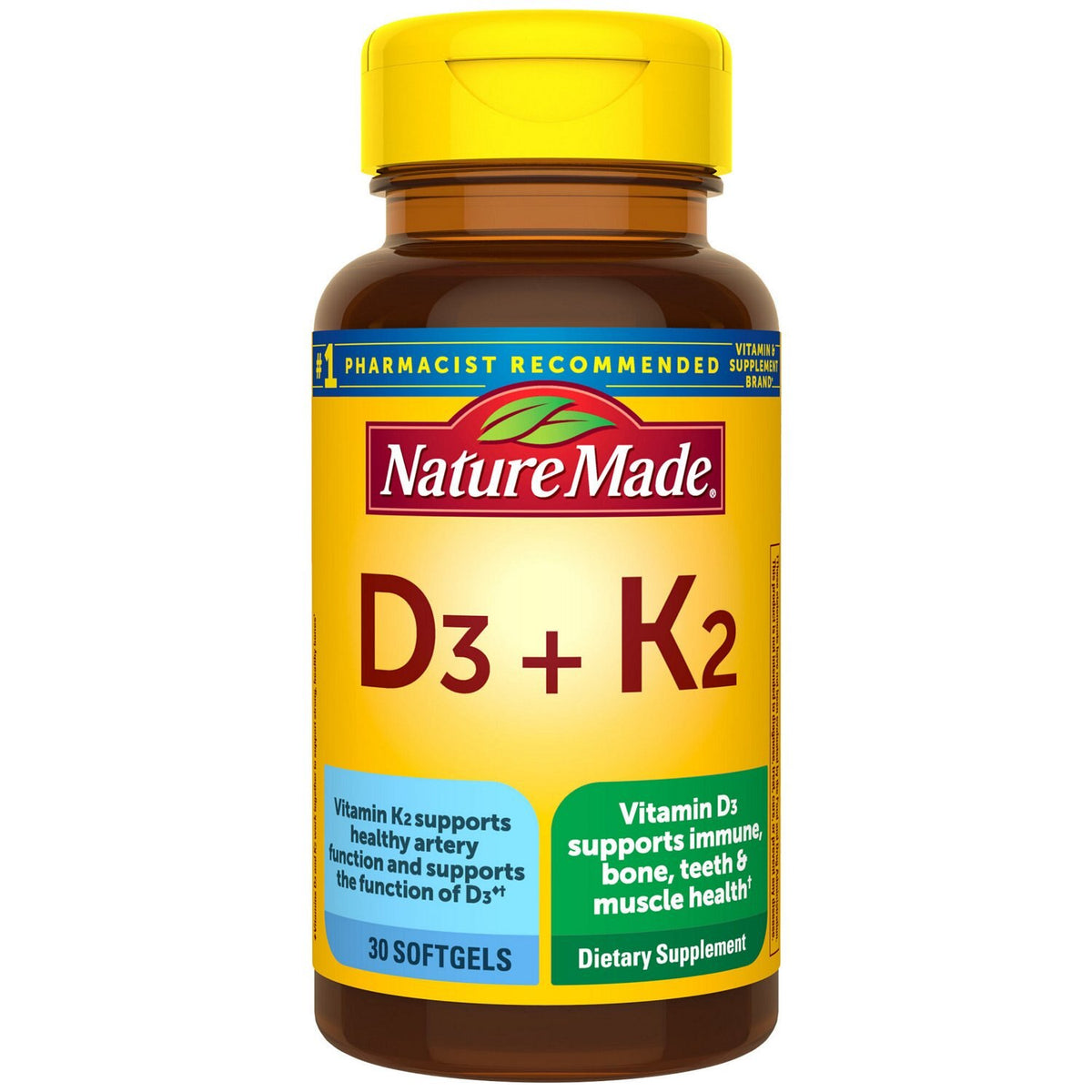 Nature Made D3 + K2 Softgels