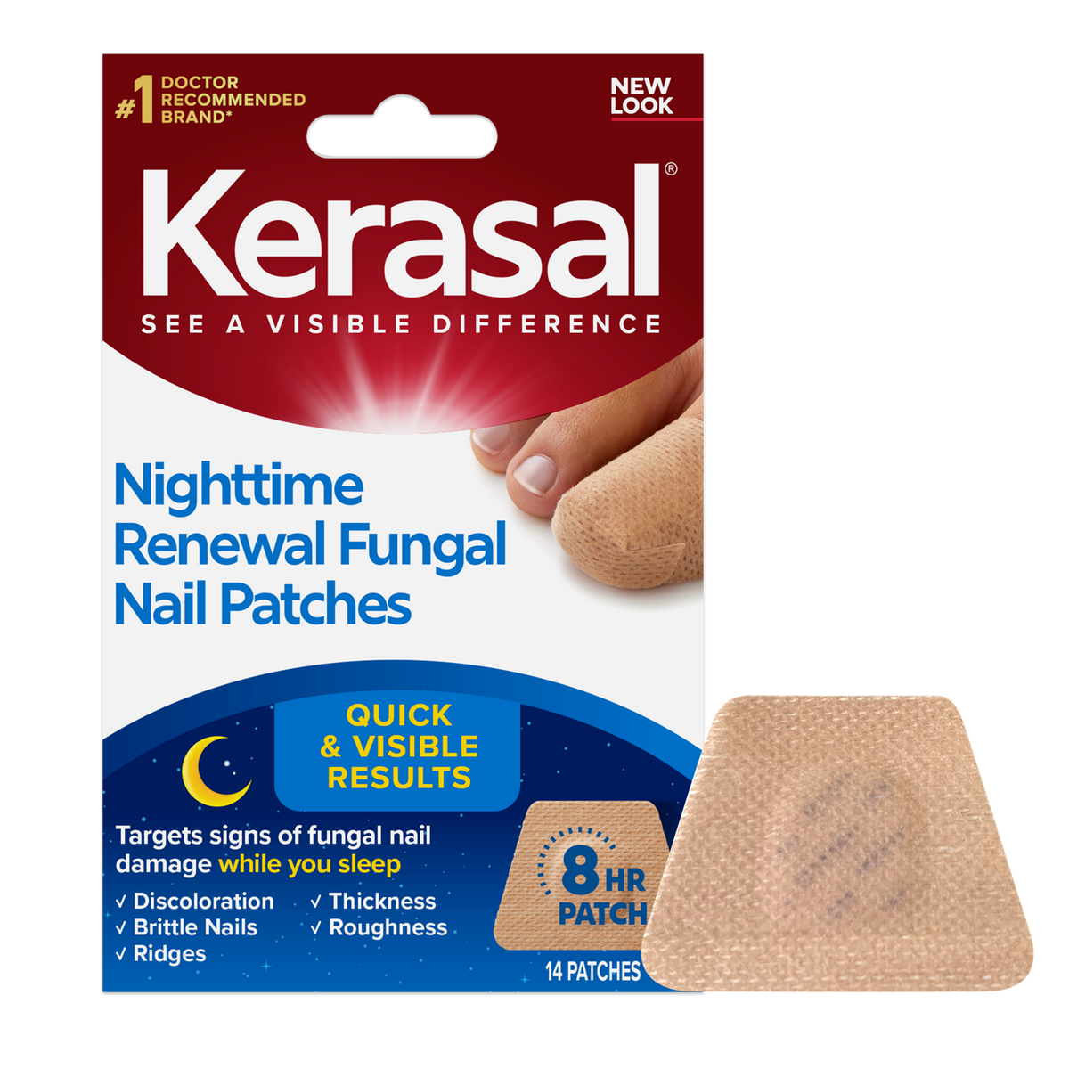 Kerasal Nighttime Renewal Fungal Nail Patches