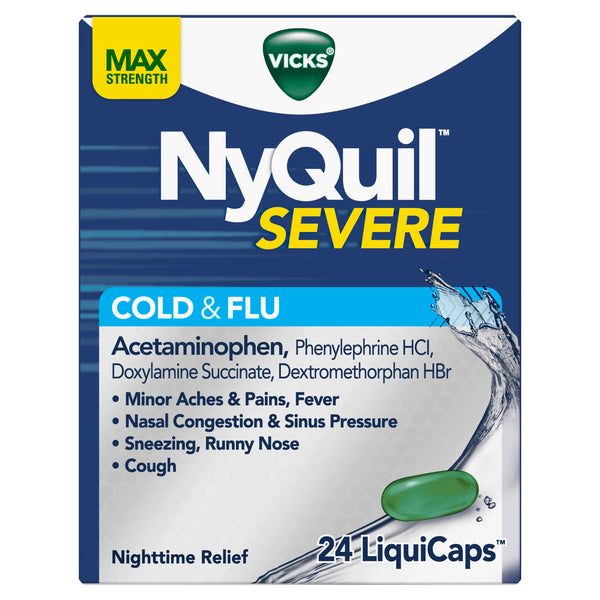 Vicks NyQuil Severe Cold & Flu LiquiCaps