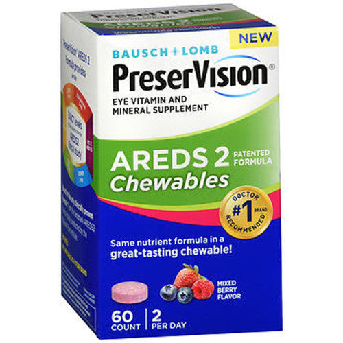 Bausch + Lomb PreserVision AREDS 2 - Chewables / 60 ct