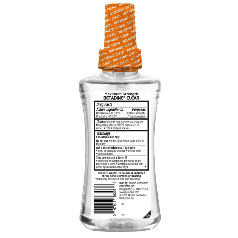 Betadine Clear First Aid Spray