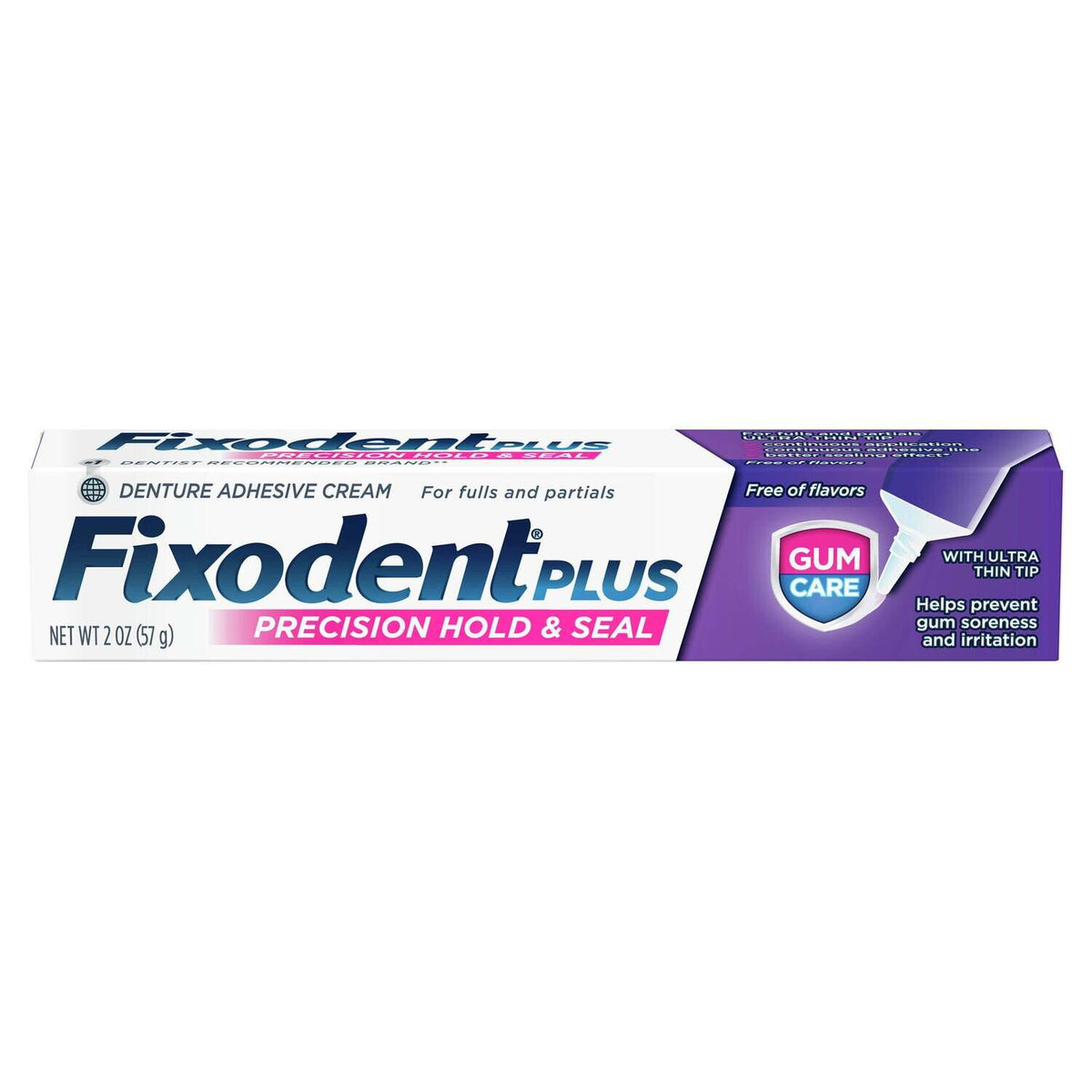 Fixodent Plus Gum Care Denture Adhesive Cream