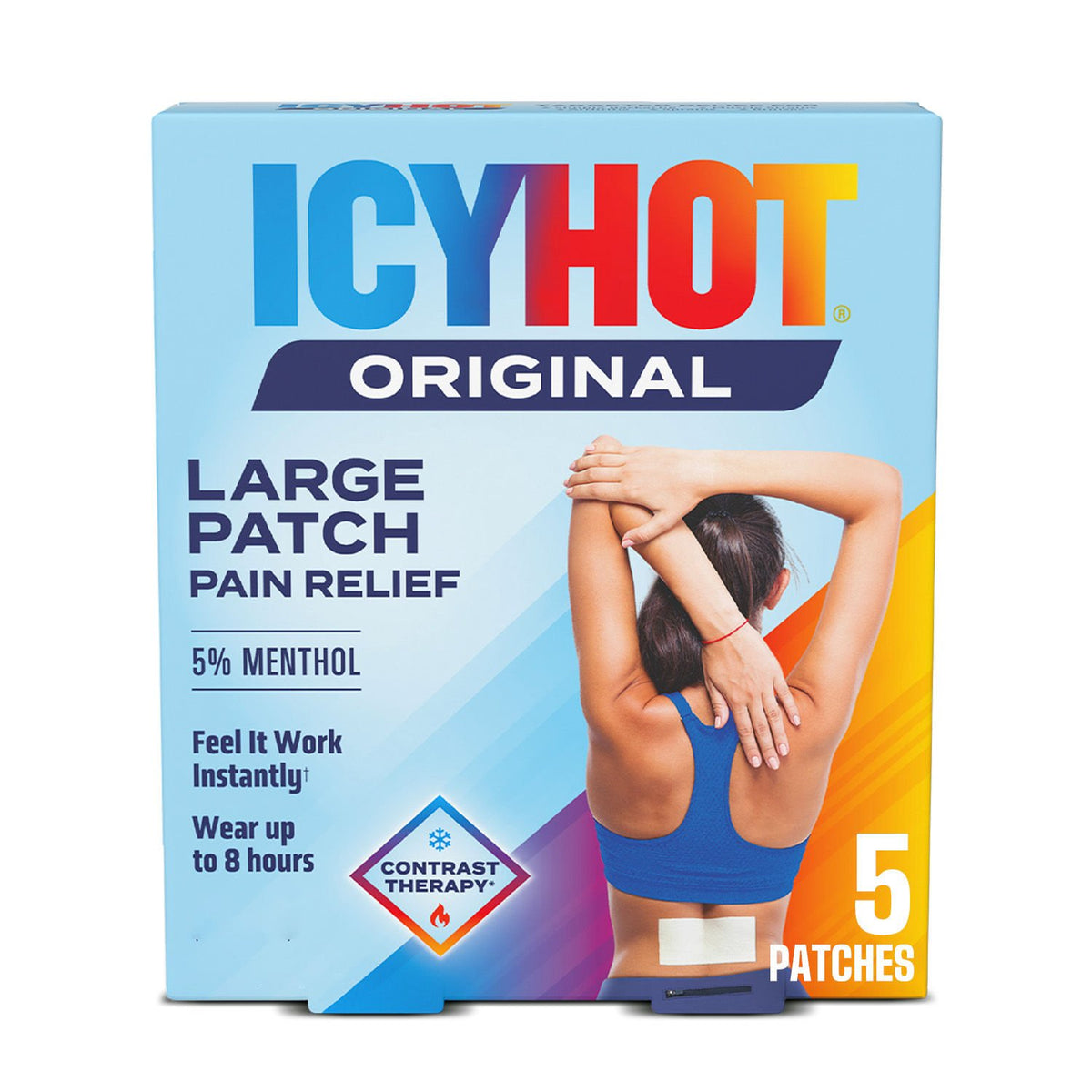 Icy Hot Original Pain Relief Patch - Large / 5 ct