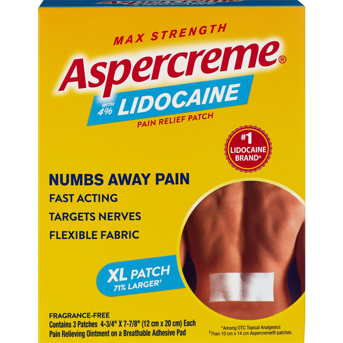 Aspercreme Lidocaine Pain Relief Patch