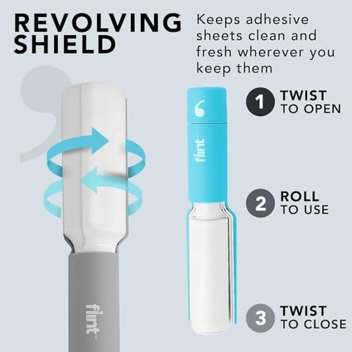 Lint Racer Reusable Lint Roller - Blue