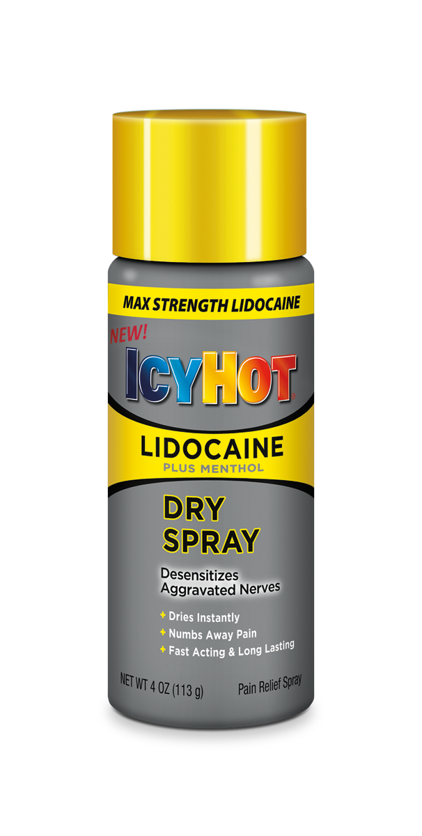 Icy Hot Lidocaine Dry Spray