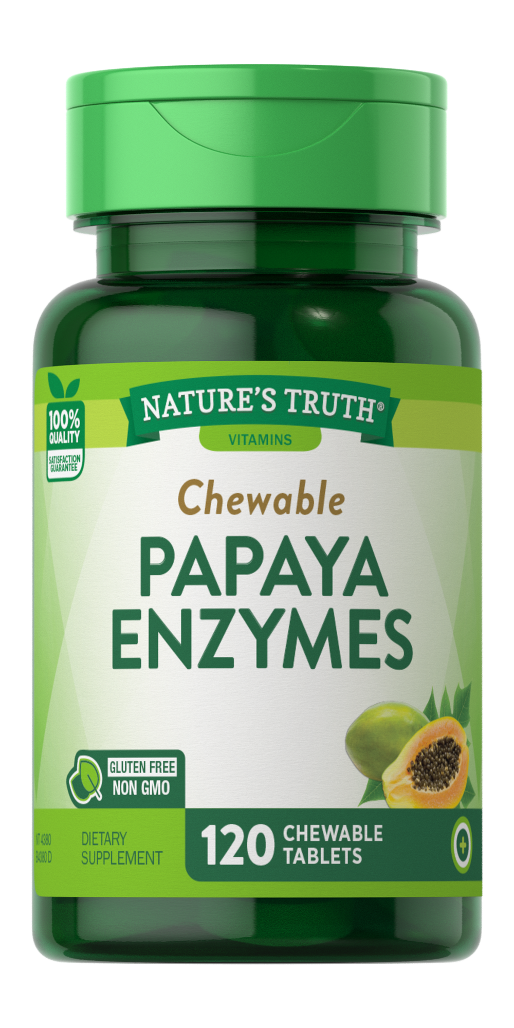 Nature's Truth Chewable Papaya Enzymes