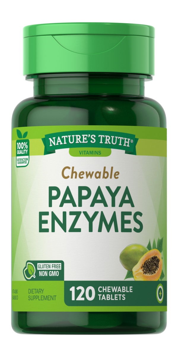 Nature's Truth Chewable Papaya Enzymes