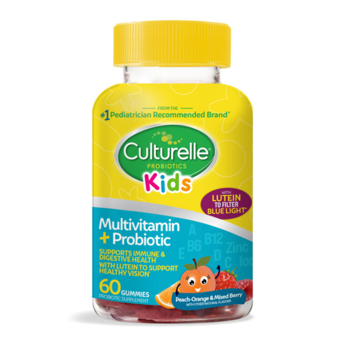Culturelle Kids Multivitamin + Probiotic Gummies
