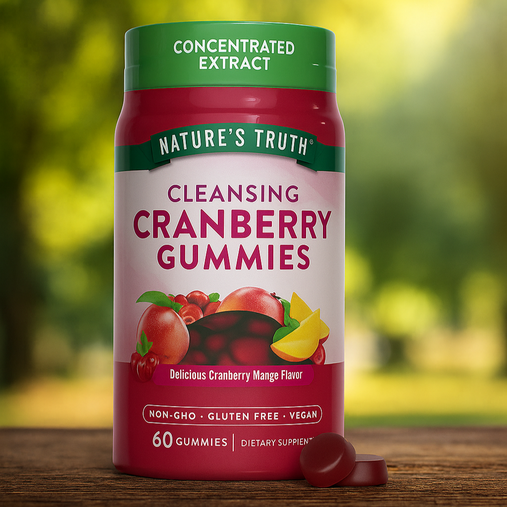 Nature's Truth Cleansing Cranberry Gummies