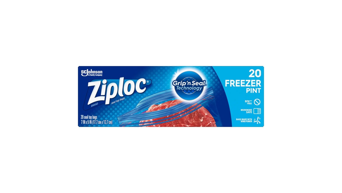 Ziploc Freezer Bags Grip 'n Seal