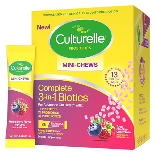 Culturelle Mini-Chews Complete 3-in-1 Biotics