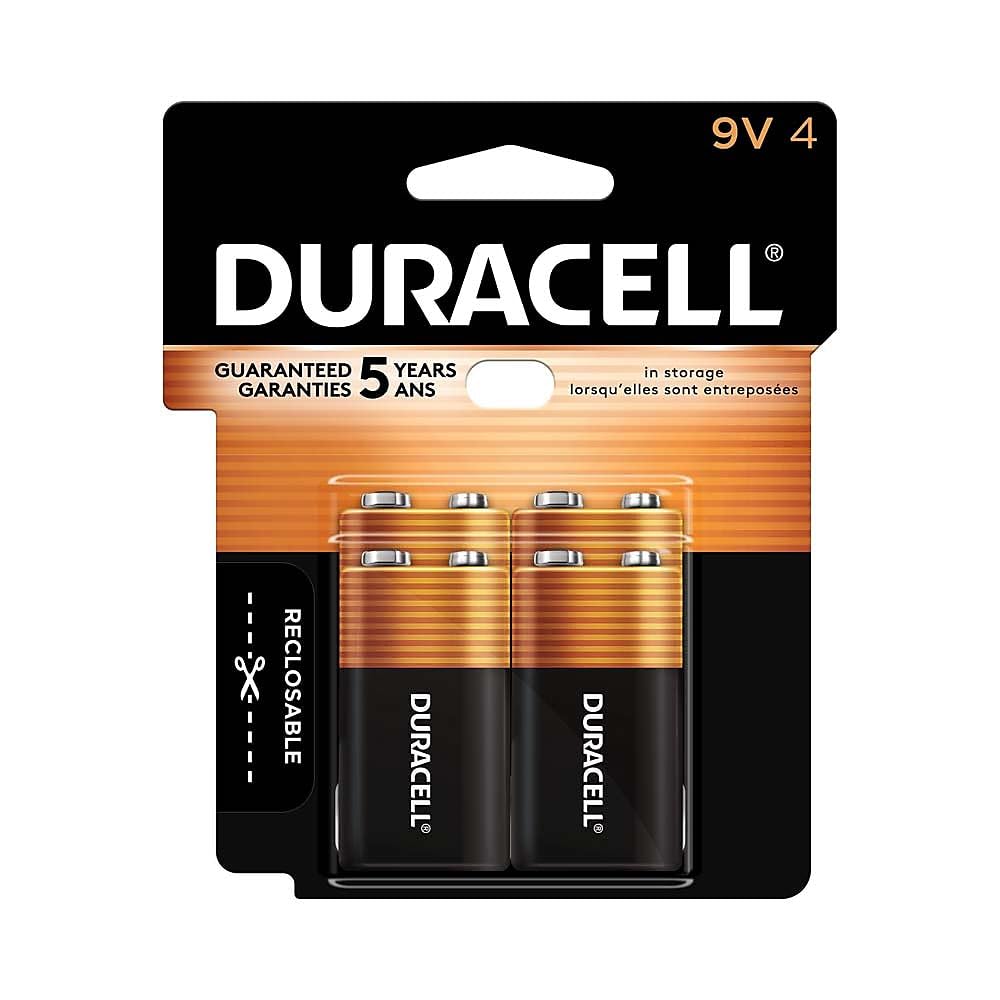 Duracell Coppertop Alkaline Batteries - 9V, 2 pk