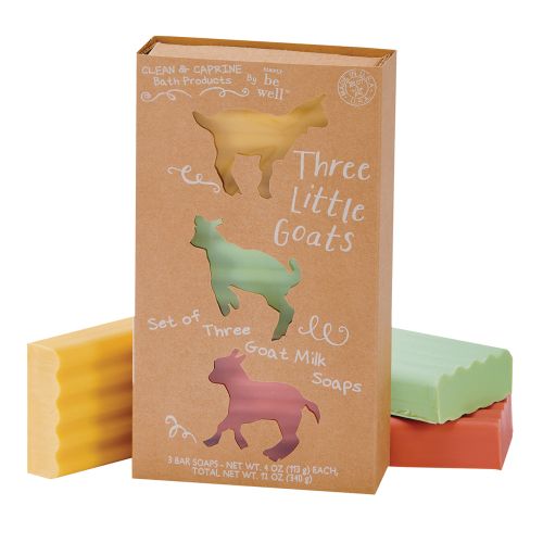 Three Little Goats Goat Milk Soap Set