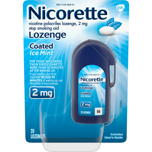 Nicorette Coated Nicotine Lozenge - 2 mg, 20 ct