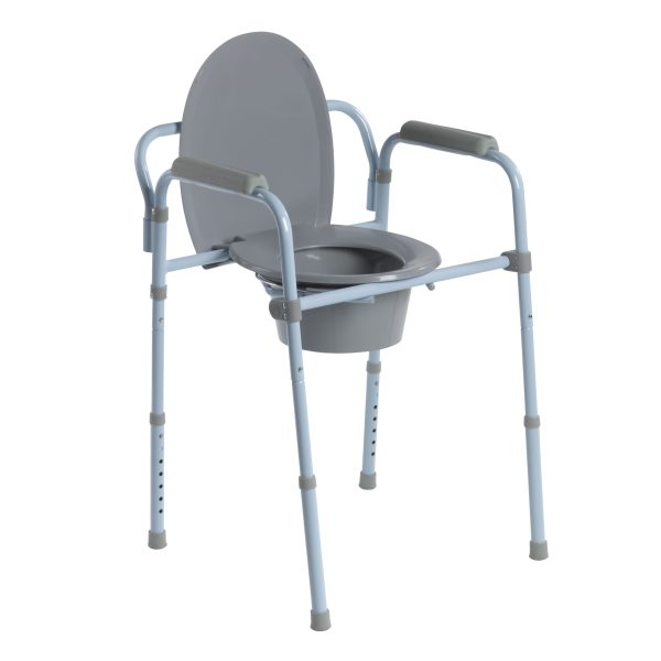 Drive Folding Steel Commode