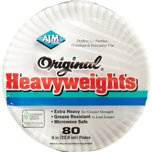 AJM Original Heavyweights Ultra Paper Plates