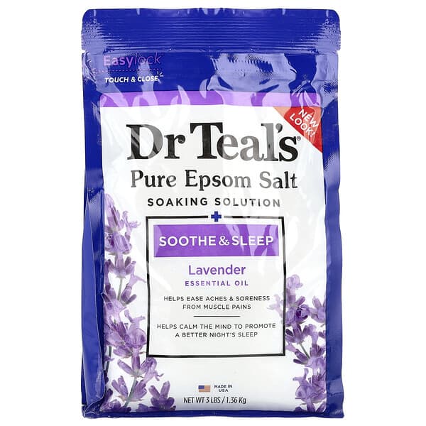 Dr Teal's Pure Epsom Salt Soaking Solution - 3 lb (1.36 kg)