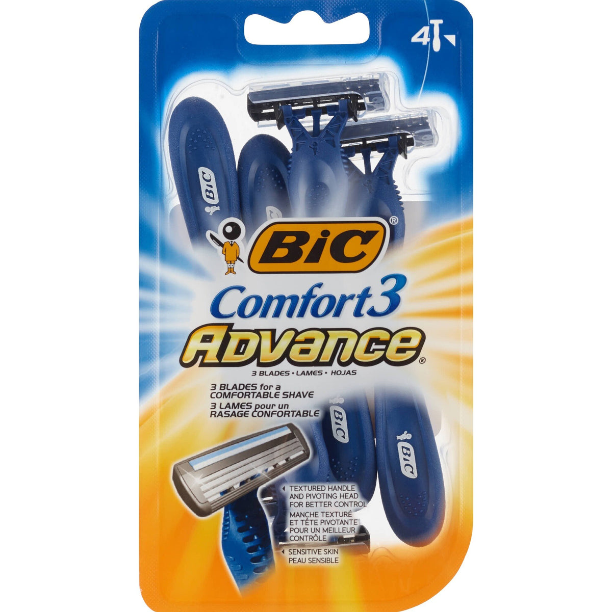 BIC Comfort3 Advance Disposable Razors
