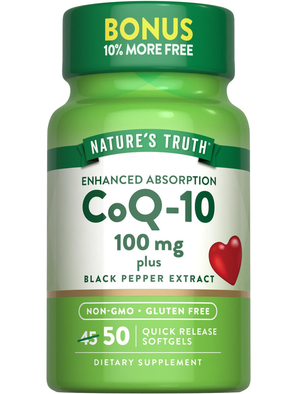 Nature's Truth CoQ-10 plus Black Pepper Extract