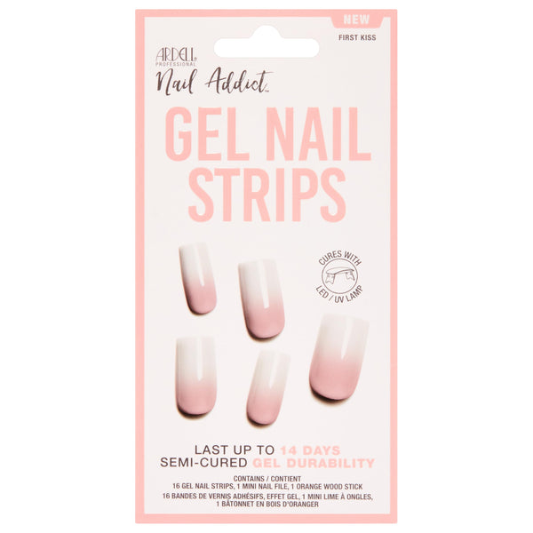 Ardell Nail Addict Nail Strips - Gel / First Kiss